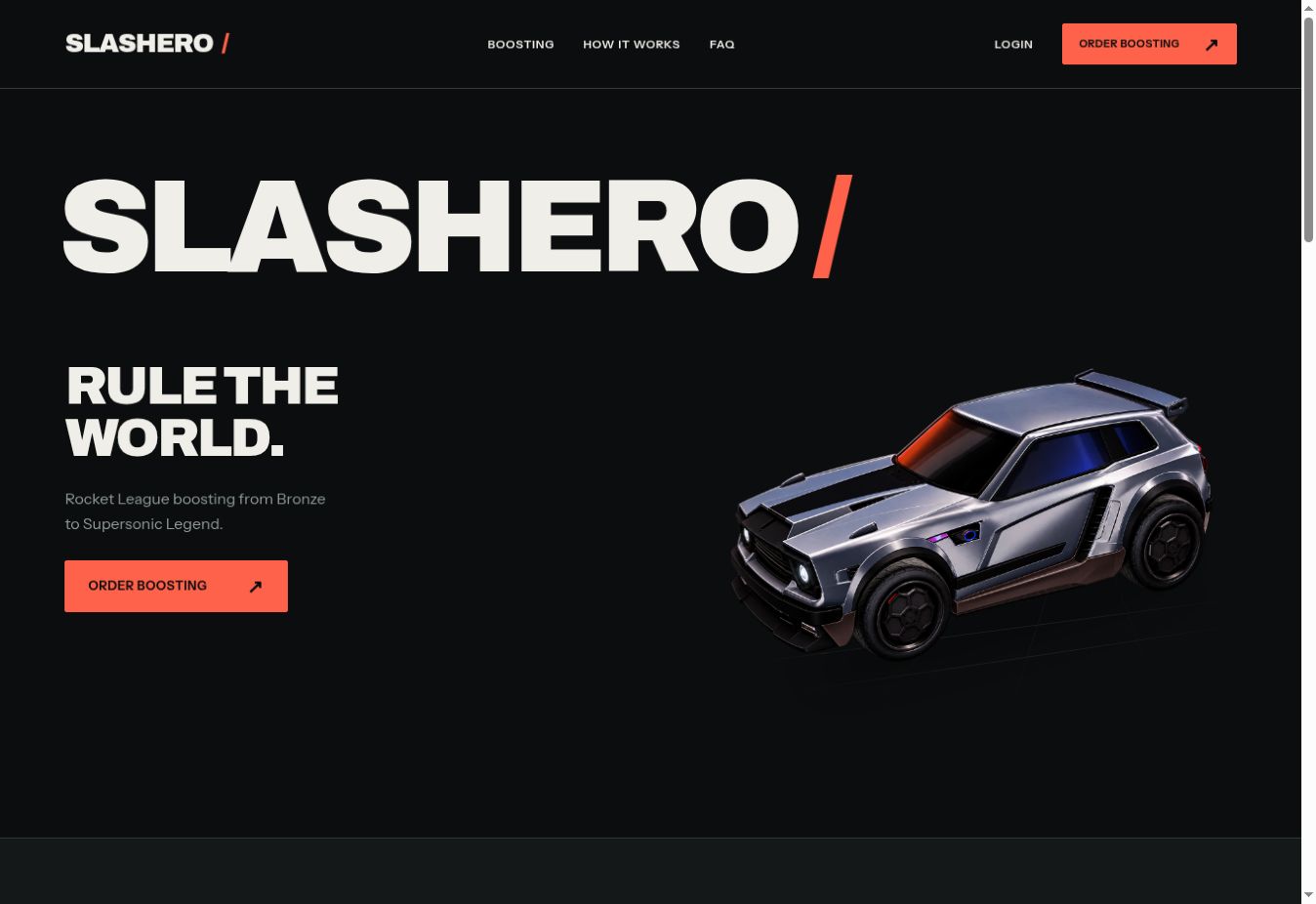 Slashero — accueil du site
